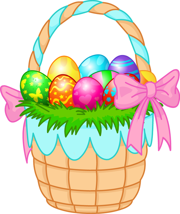 Images of Easter Basket Clip Art - Jefney