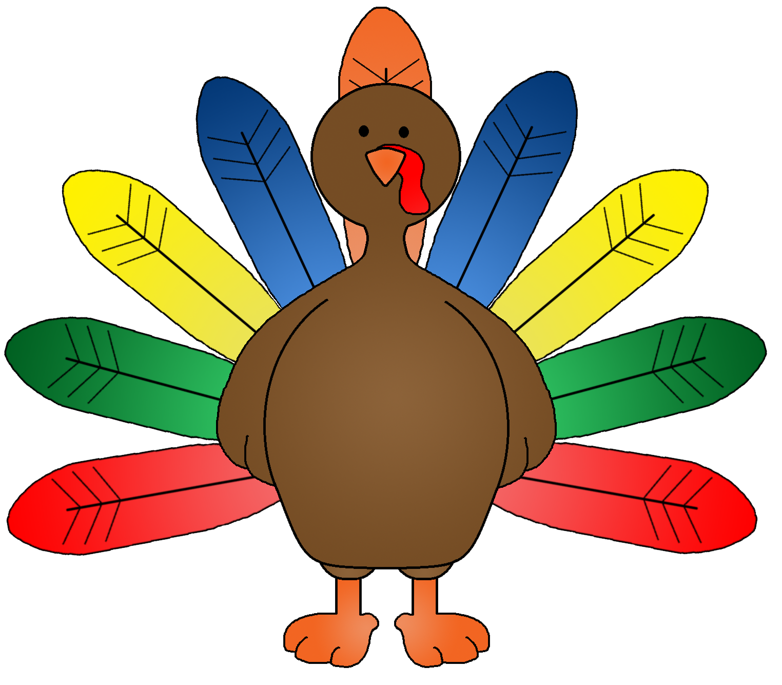 Free cartoon turkey clipart