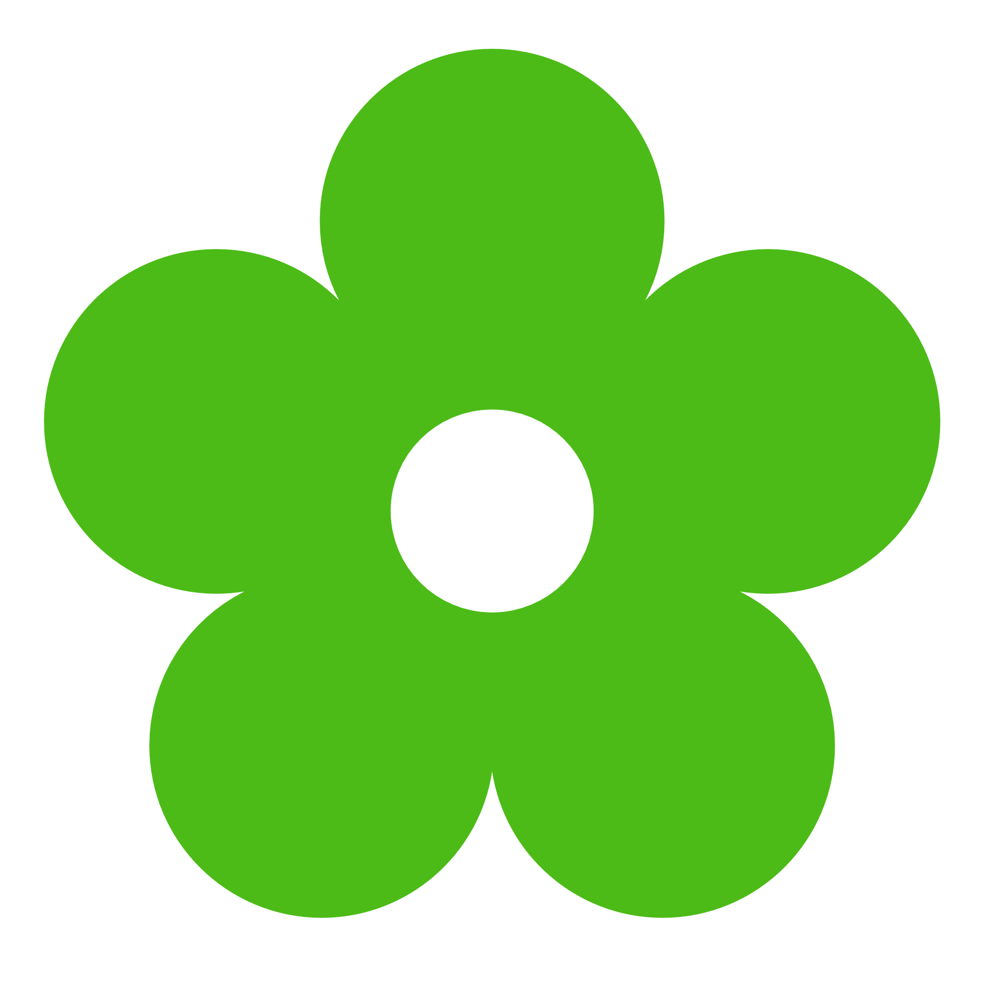 Green flower clipart - ClipartFox