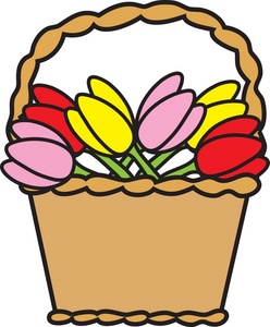 Basket Clipart Image - Clip art illustration of A Basket of ...