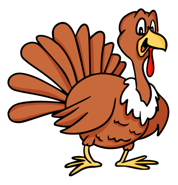 Free cartoon turkey clipart