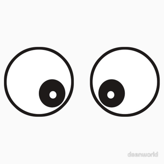 Googly eye clipart