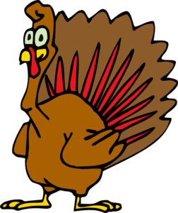 Cartoon Turkey Clip Art - vector clip art online ...