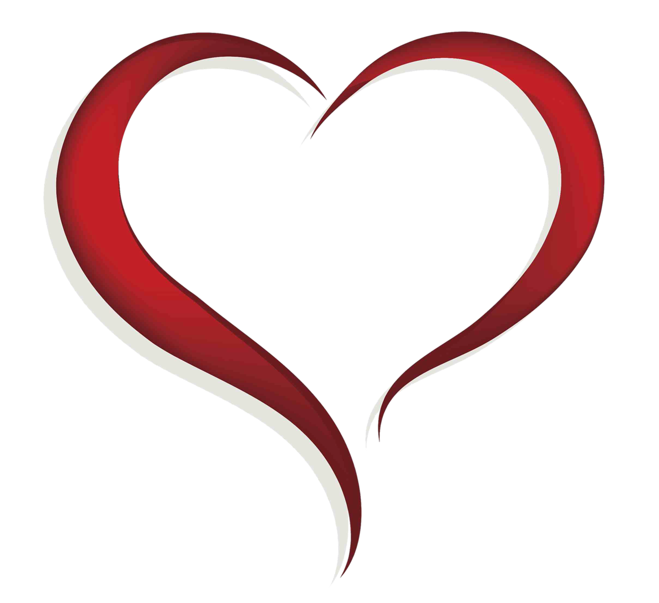 Transparent heart clipart