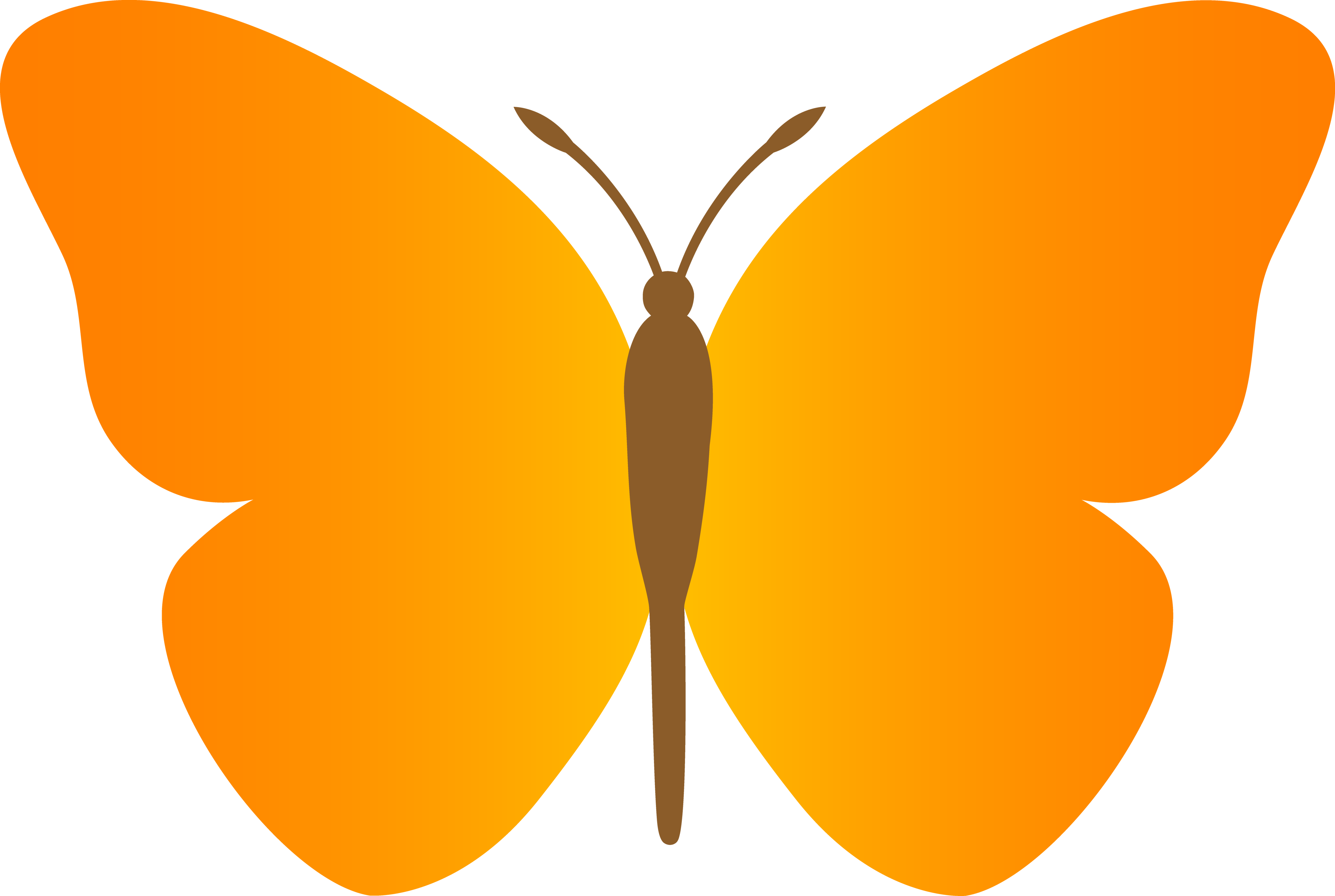 Free cartoon butterfly clipart