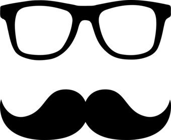 Clip Art Mustache - Tumundografico