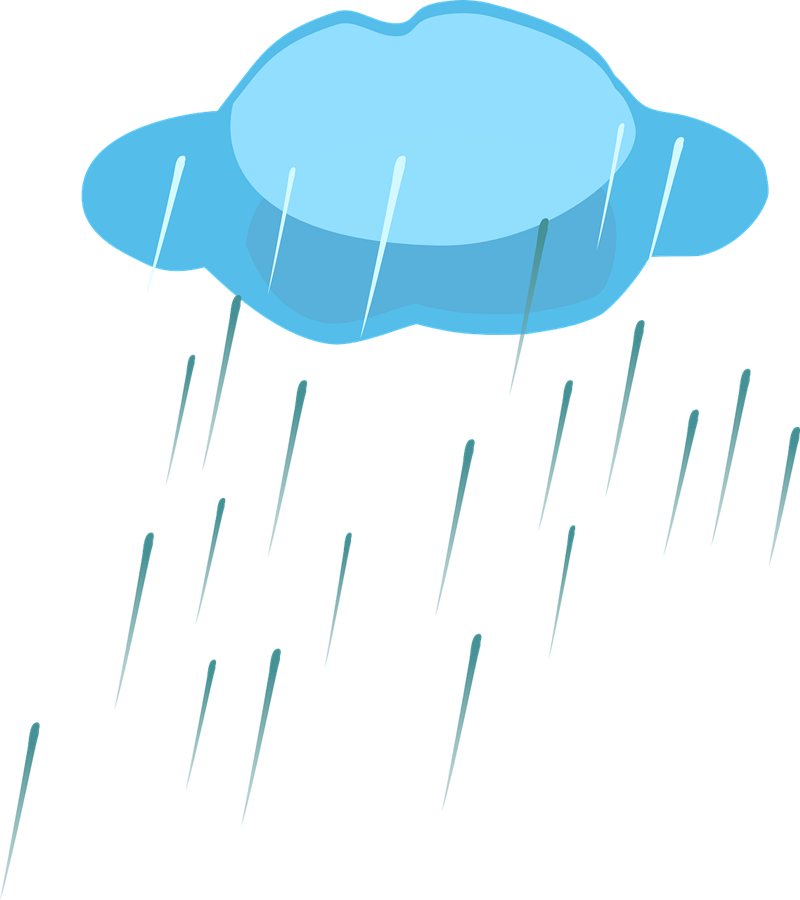 Rain showers clipart