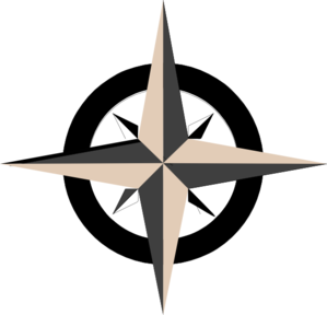 Tan Compass Rose Clip Art - vector clip art online ...