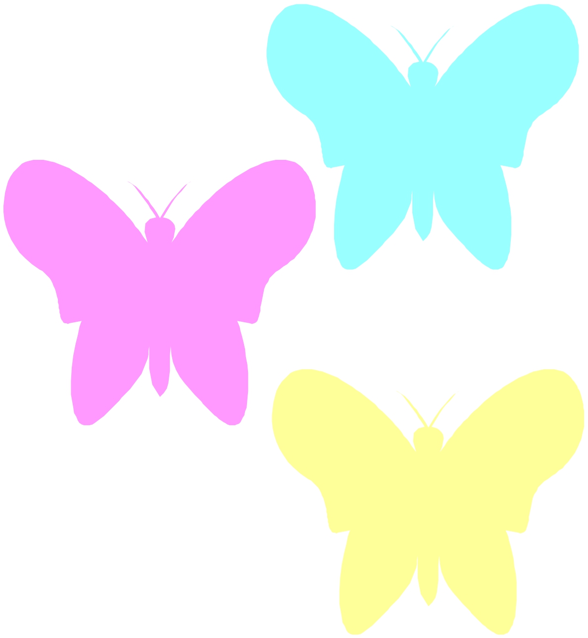 Cartoon Butterflies