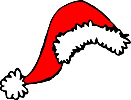 Stephantom Santa Hat clip art Free vector in Open office drawing ...