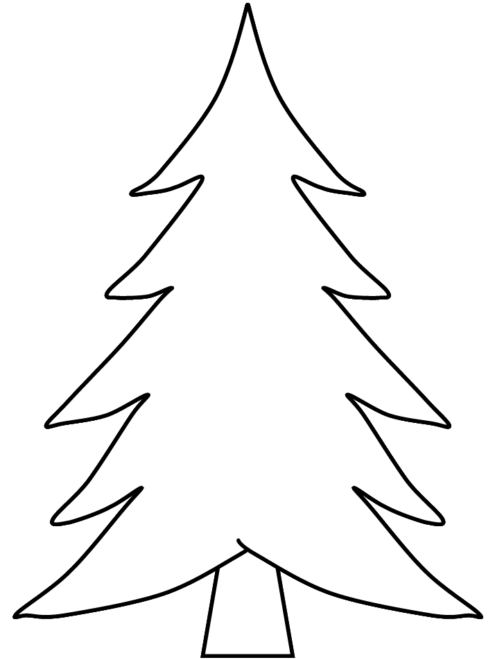 Christmas Tree Outlines