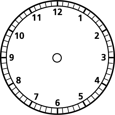 Printable Blank Clock Face - ClipArt Best