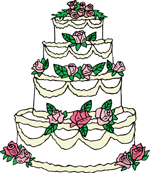 Clip Art Wedding Cake