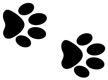 Clipart dog paw print - ClipartFox