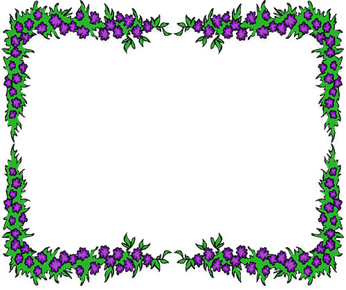 Free Flower Borders - Flower Border Clipart