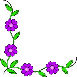 Flower Border Clipart - Free Clipart Images