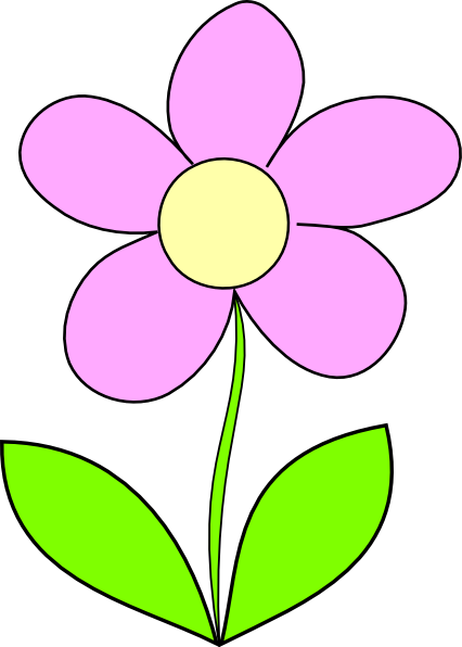 Purple Flower Clip Art - Free Clipart Images