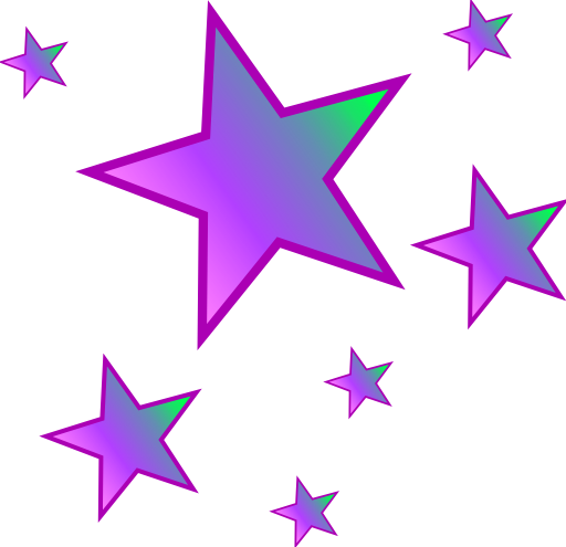 2 Stars Clipart