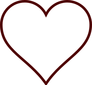 White heart clip art