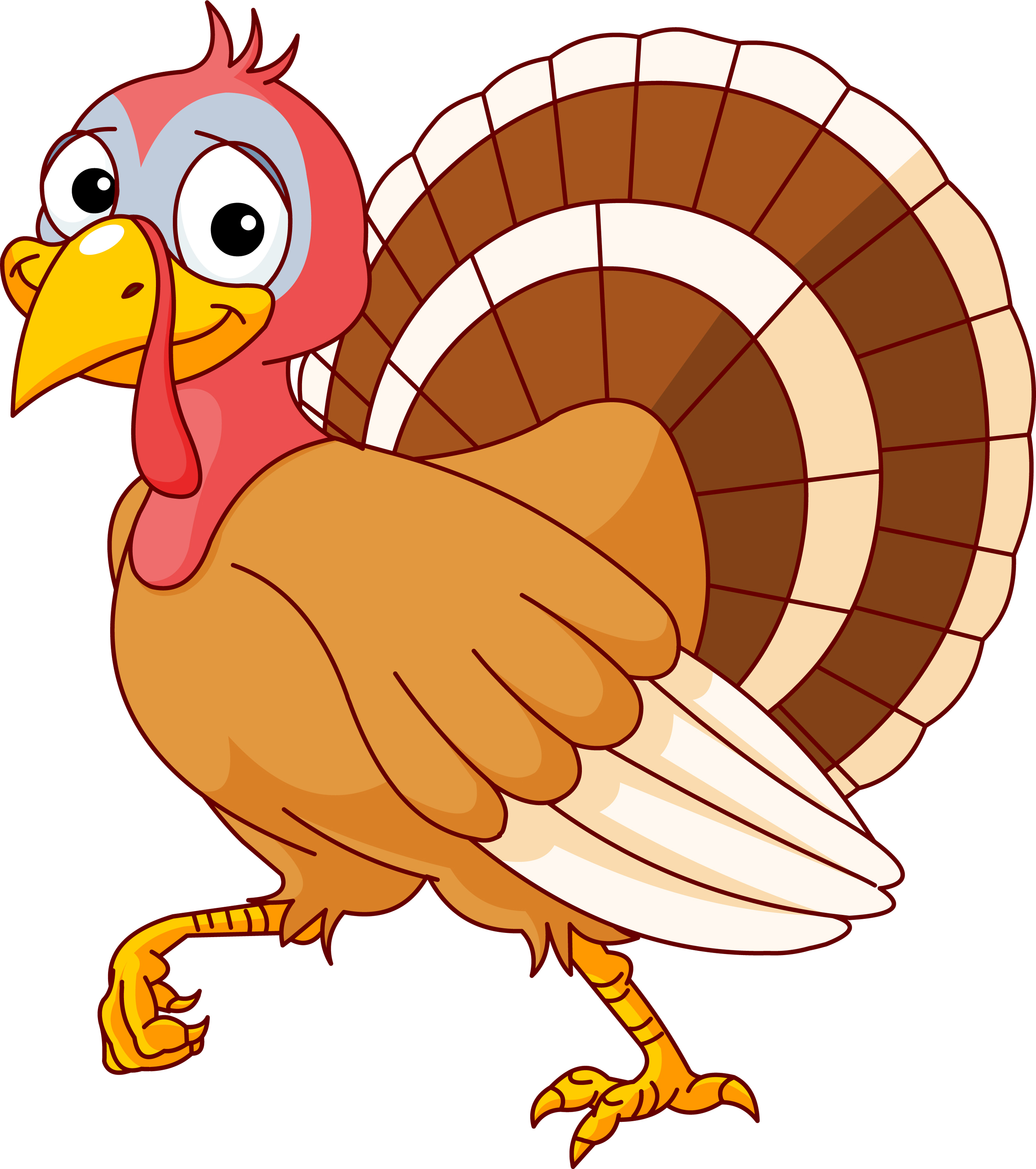 Free cartoon turkey clipart