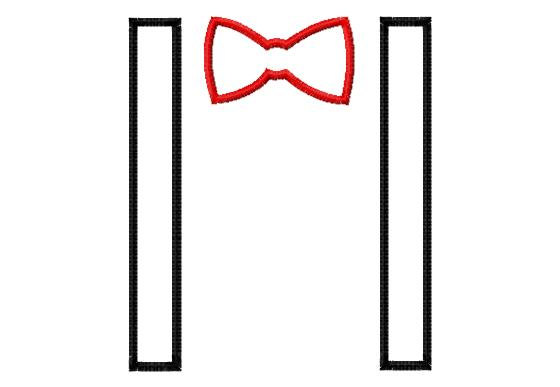 bowtie and suspender