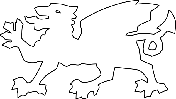 Welsh Dragon Clip Art - vector clip art online ...