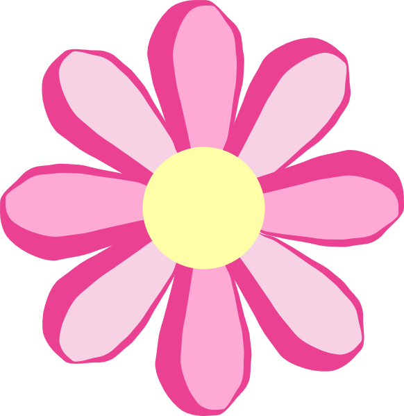 Clipart Pink Flowers - Free Clipart Images