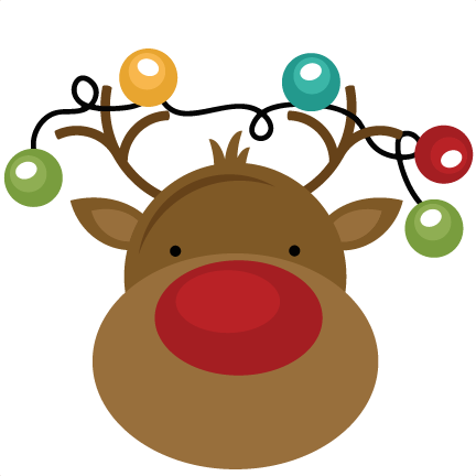 Printable Christmas Reindeer Clipart