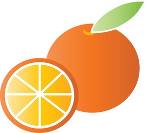 Fruit orange clipart