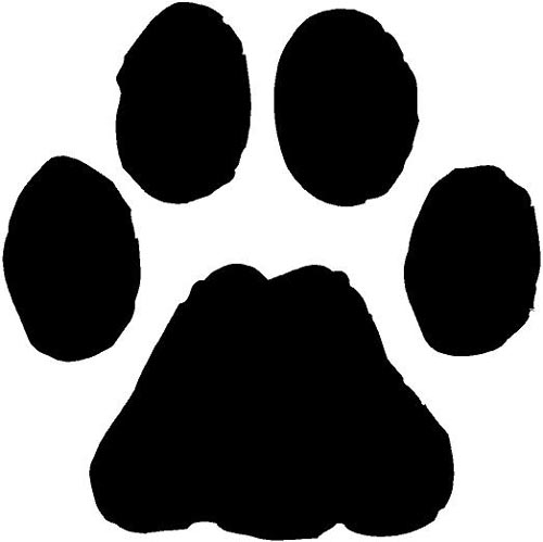 Dog Paw Print Template