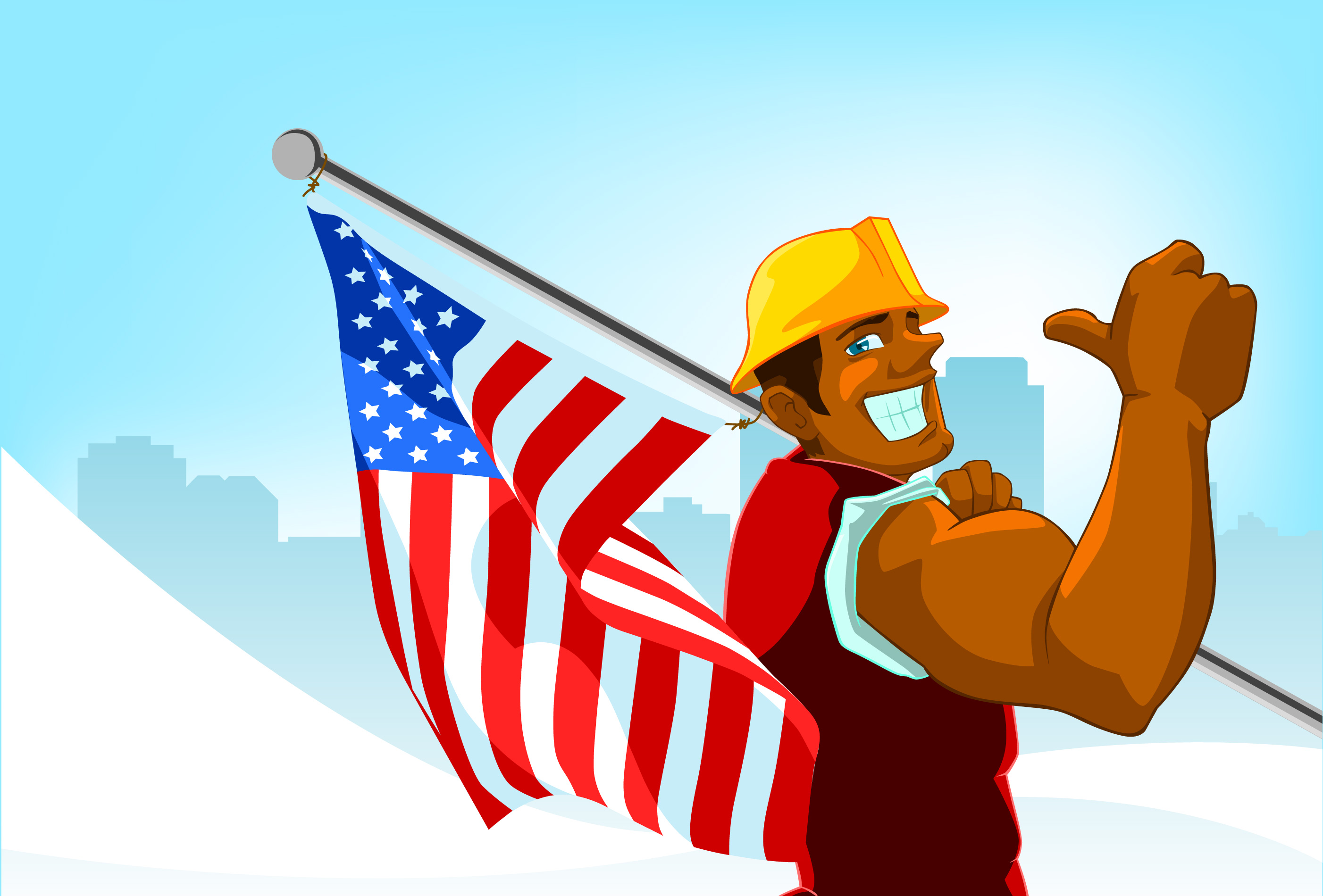 Free labor day clipart graphics