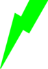 Green Lightning Bolt Clip Art