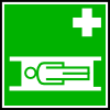 Medical Stretcher Sign Clip Art