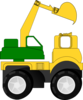 Cartoon Excavator Clip Art