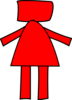 Robot-girl-no-breaks Clip Art