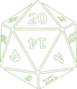 Twenty-sided Dice Clip Art