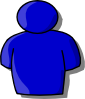 Blue Avatar Clip Art