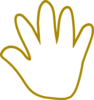 White Hand Clip Art