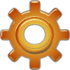 Single Gear Clip Art