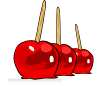 Candied Apples Clip Art