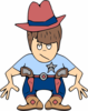 Cowboy Kid Clip Art