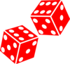 Six Sided Dice Clip Art