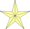 Star Off White Mb Clip Art