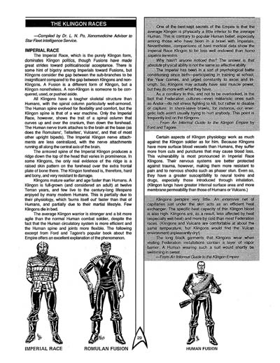 The Klingons: Star Fleet Intelligence Manual (FASA 2002)