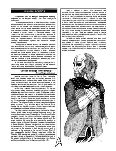 The Klingons: Star Fleet Intelligence Manual (FASA 2002)