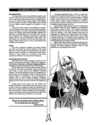 The Klingons: Star Fleet Intelligence Manual (FASA 2002)