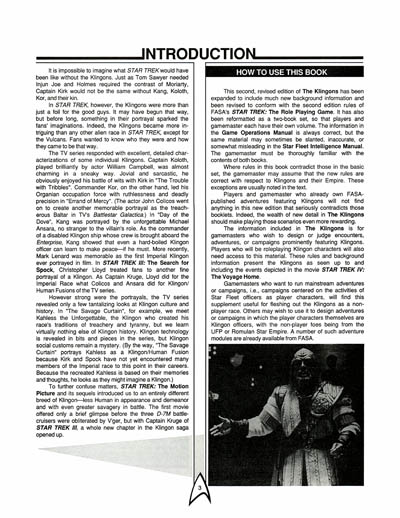 The Klingons: Star Fleet Intelligence Manual (FASA 2002)