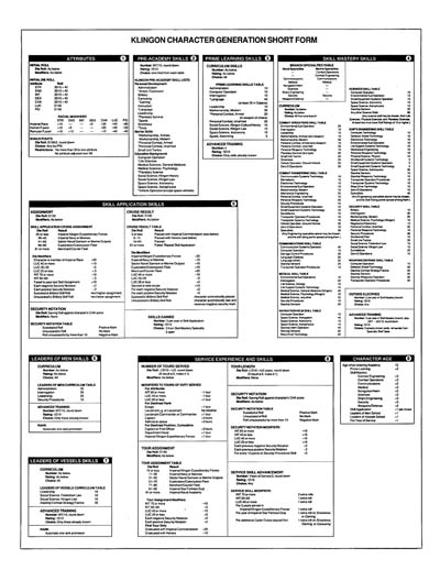 The Klingons: Star Fleet Intelligence Manual (FASA 2002)