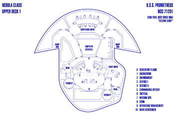 U.S.S. Prometheus NCC-71201 Bridge