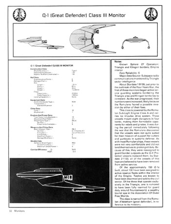 FASA Romulan Ship Recognition Manual